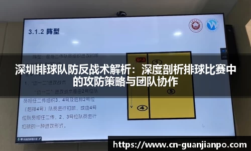 深圳排球队防反战术解析：深度剖析排球比赛中的攻防策略与团队协作