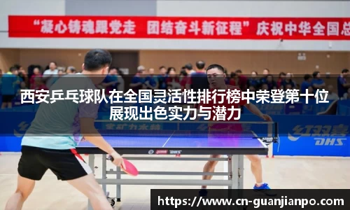 西安乒乓球队在全国灵活性排行榜中荣登第十位展现出色实力与潜力